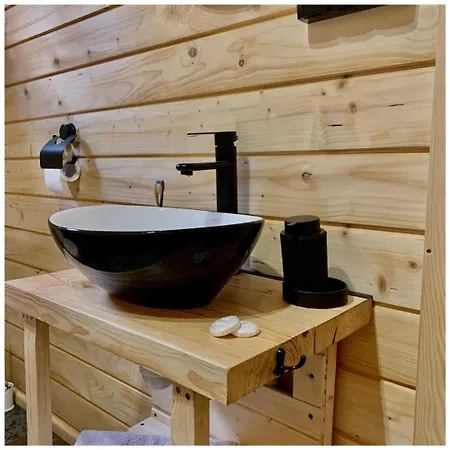 Holiday home Mazurska Bania U Pana Szeptuna - Drewniany Dom Na Skraju Lasu Lidzbark Welski