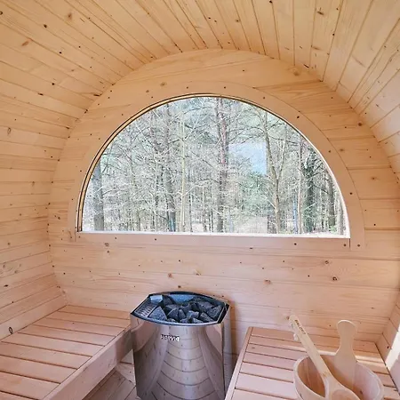 Mazurska Bania U Pana Szeptuna - Drewniany Dom Na Skraju Lasu Lidzbark Welski